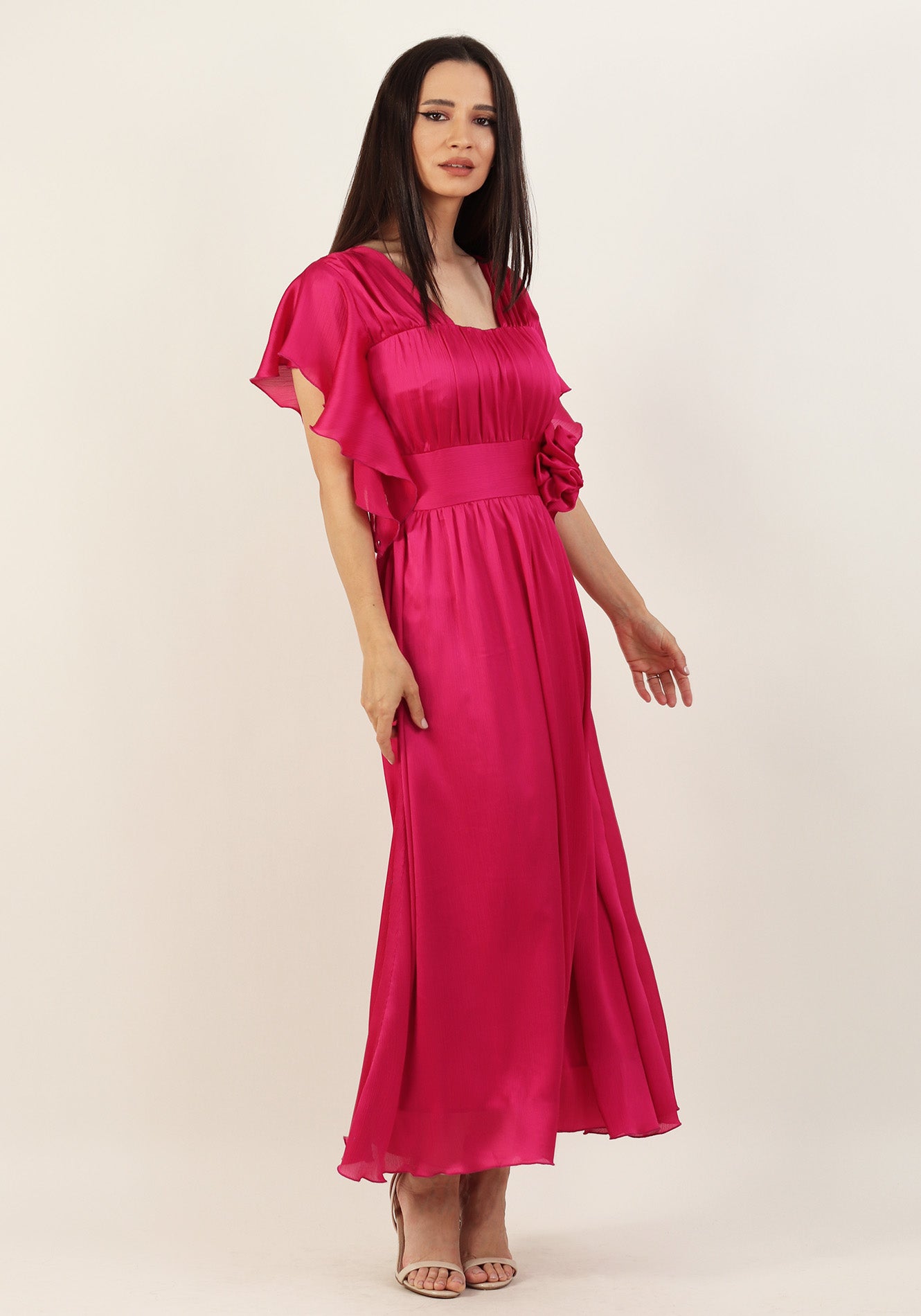 Rochie de seară fuchsia