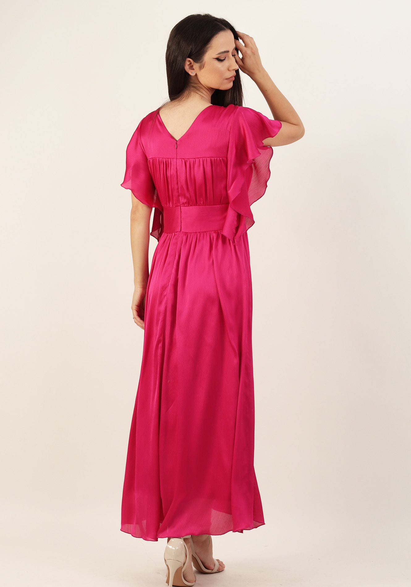 Rochie de seară fuchsia