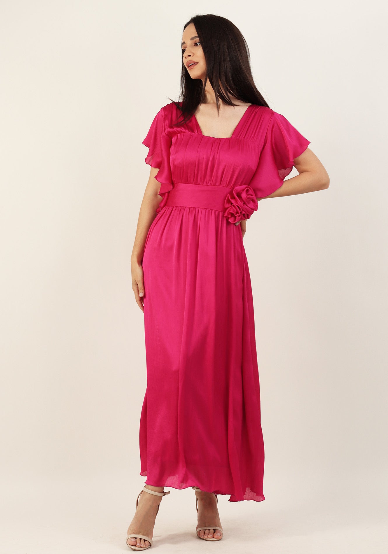 Rochie de seară fuchsia